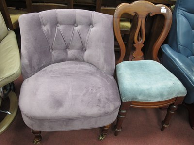 Lot 1582 - XIX Century Mahogany Spearpoint Chair,...