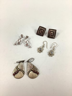 Lot 184 - Assorted "925" and Other Earrings, including...