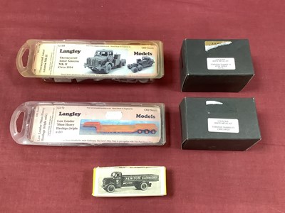 Lot 649 - Five 'OO' Scale White Metal Model Kits, by...