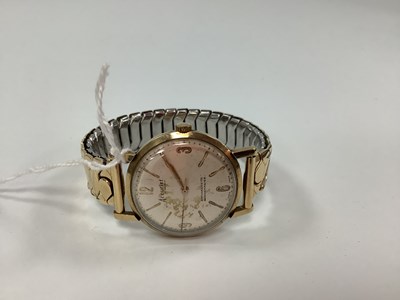 Lot 283 - Accurist; A Gent's 9ct Gold Cased Wristwatch,...
