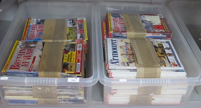 Lot 345 - Military Themed Magazines, including 'Britain...