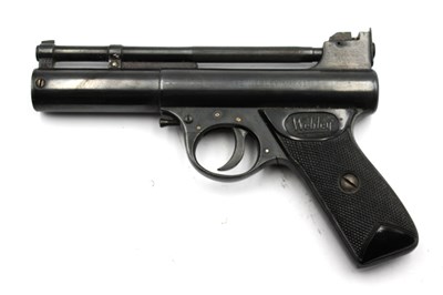 Lot 453 - Webley Mark 1 Air Pistol, .177 calibre, serial...