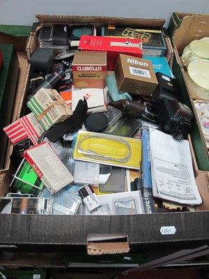 Lot 1005 - Camera Accessories, including Nikon Speedlight...