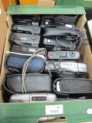 Lot 1117 - Compact Cameras, including Canon Sure Shot...