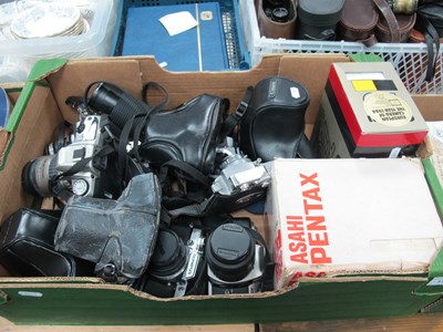Lot 1106 - Film Cameras and Bodies, including boxed Canon...