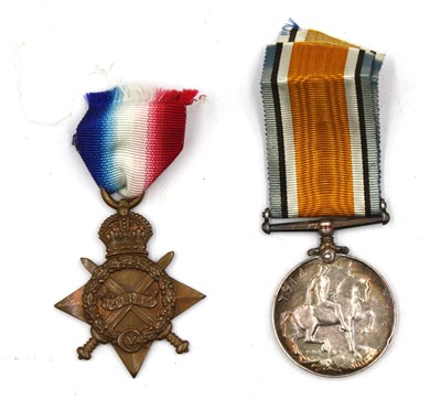 Lot 616 - WWI Medals York & Lancaster Regiment 1914 - 15...