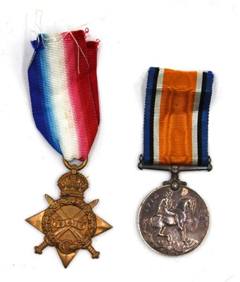 Lot 605 - WWI Medals Royal Army Medical Corps 1914 - 15...
