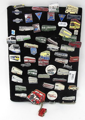 Lot 1292 - Collection of Bus and Tram Enamel Badges...