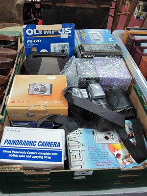 Lot 1069 - Digital Cameras, including Olympus FE-170,...