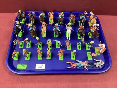 Lot 604 - A Quantity of Britains Deetail Plastic Figures...
