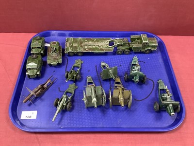 Lot 638 - A Quantity of Diecast Military Vehicles and...