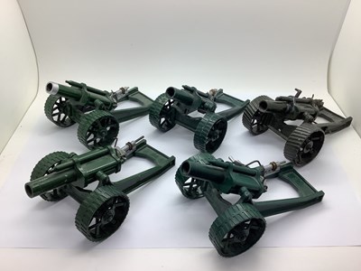 Lot 625 - Five Britains 18 inch Space Howitzers, all...