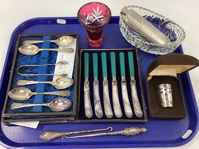 Lot 33 - An Unusual Decorative Tot Glass, with pierced...