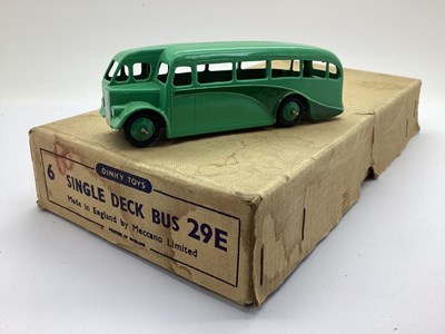 Lot 711 - Original Dinky Trade Box No.29E Single Deck...