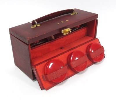 Lot 1238 - A Circa 1920s/30s Tooled Leather-Cased Lady's...