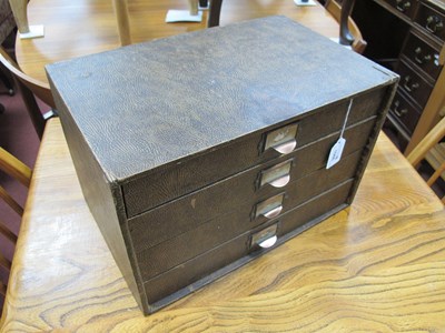 Lot 1566 - A Circa 1930s Four-Drawer 'Winel' Filing...