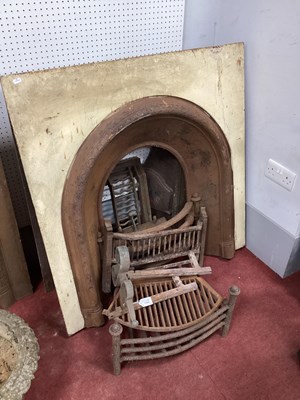 Lot 1439 - Two Late XIX Century Iron Fire Surrounds with...