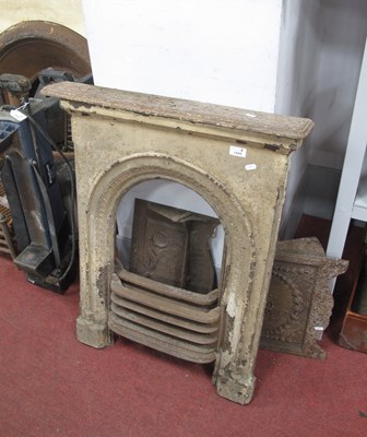 Lot 1440 - Two Late XIX Century Cast Iron Bedroom Fire...