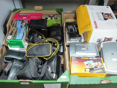 Lot 1081 - Mixed Compact Cameras and Portable Printers,...