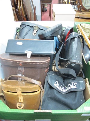 Lot 1056 - Quantity of Cased Binoculars, including...