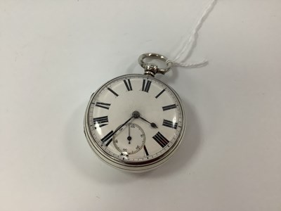 Lot 280 - A Hallmarked Silver Openface Pocket Watch, the...