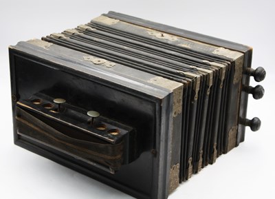 Lot 1335 - An Antique German Viceroy Accordion, features...