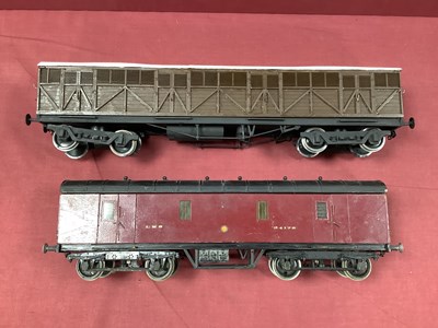 Lot 582 - Two Gauge One/10mm Scratch Built Wood...