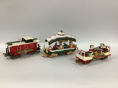 Lot 454 - Three New Bright G Scale Christmas themed...