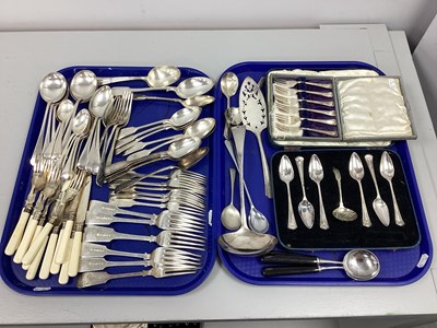 Lot 239 - A Collection of Assorted Plated Cutlery, to...