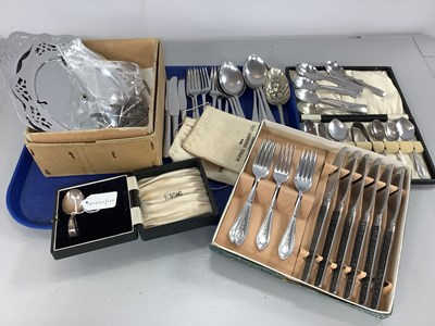 Lot 234 - A Hallmarked Silver Baby's Spoon, in original...