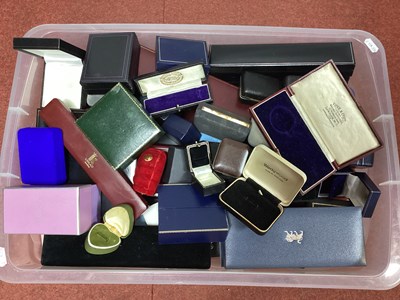 Lot 248 - A Quantity of Assorted Empty Jewellery Boxes :-...