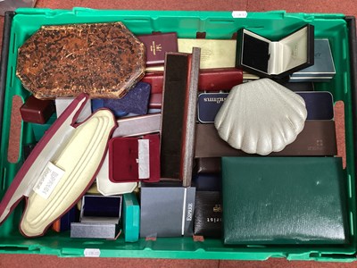 Lot 247 - A Quantity of Assorted Empty Jewellery Boxes :-...