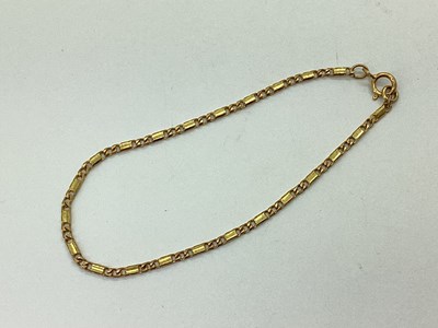 Lot 115 - A Dainty Bracelet, clasp indistinctly stamped "...