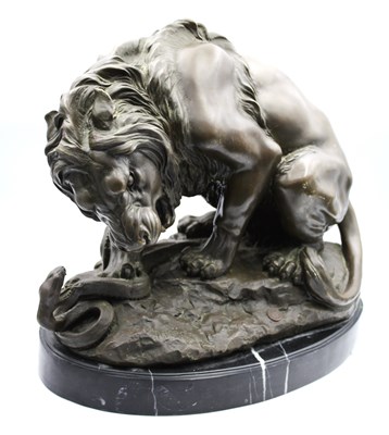 Lot 1327 - After Antoine-Louis Barye: A Cast Bronze...