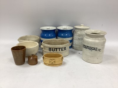 Lot 1146 - T.G Green Greenshield Cornish Ware Jars, oval...