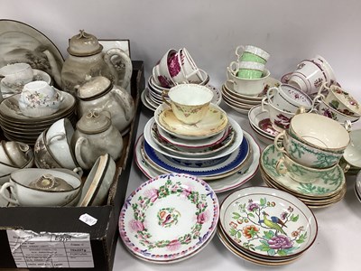 Lot 1181 - Sunderland Lustre and Other Tea Ware, many XIX...