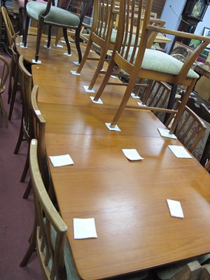 Lot 1570 - Mcintosh Teak Draw Leaf Table with two centre...