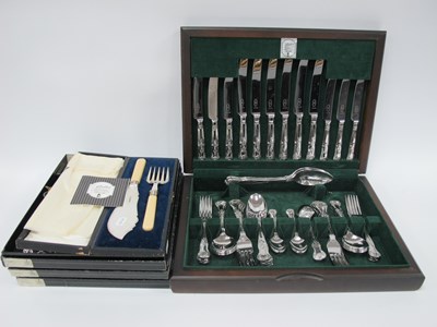 Lot 1269 - Butler of Sheffield Kings Pattern Canteen of...