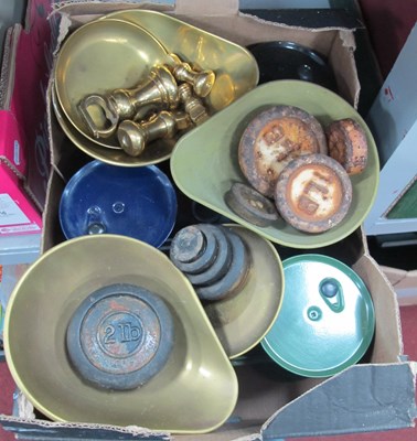 Lot 1023 - Three Vintage Librasco Kitchen Scales with...