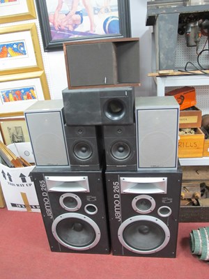 Lot 1177 - A Collection of Speakers, to include Jamo D265...