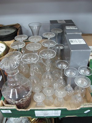 Lot 1026 - Waterford Nocturne Glasses (x 5), other...