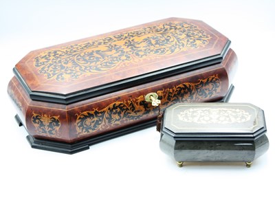 Lot 1323 - Torna a Sorrento Rhymes Music Box, 36cm wide,...