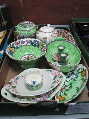Lot 1065 - Mailing of Newcastle Pearl Lustre Teapot for...