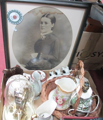 Lot 1131 - Kundo Skeleton Clock, Mason's lamp, Arthur...