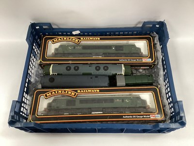 Lot 471 - Five 'OO' Gauge Green Diesel Locomotives: two...