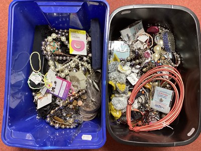 Lot 244 - A Quantity of Modern Costume Jewellery :- Two...