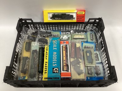 Lot 516 - Four N gauge locomotives: a boxed Minitrix...