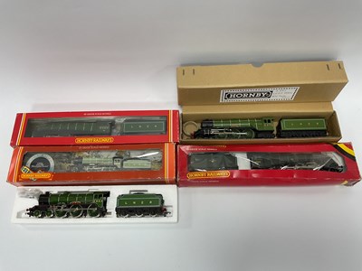 Lot 680 - Four boxed Hornby 00 gauge LNER locomotives:...