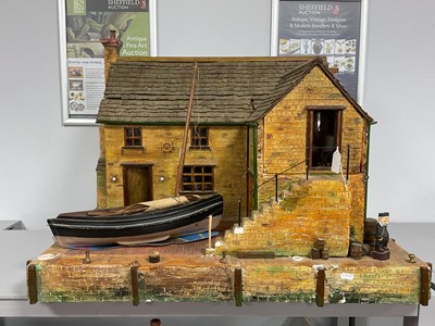 Lot 858 - A XX Century Scratch Built Detailed Wooden...