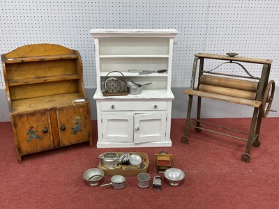 Lot 885 - Two Mid XX Century Children's Wooden Kitchen...